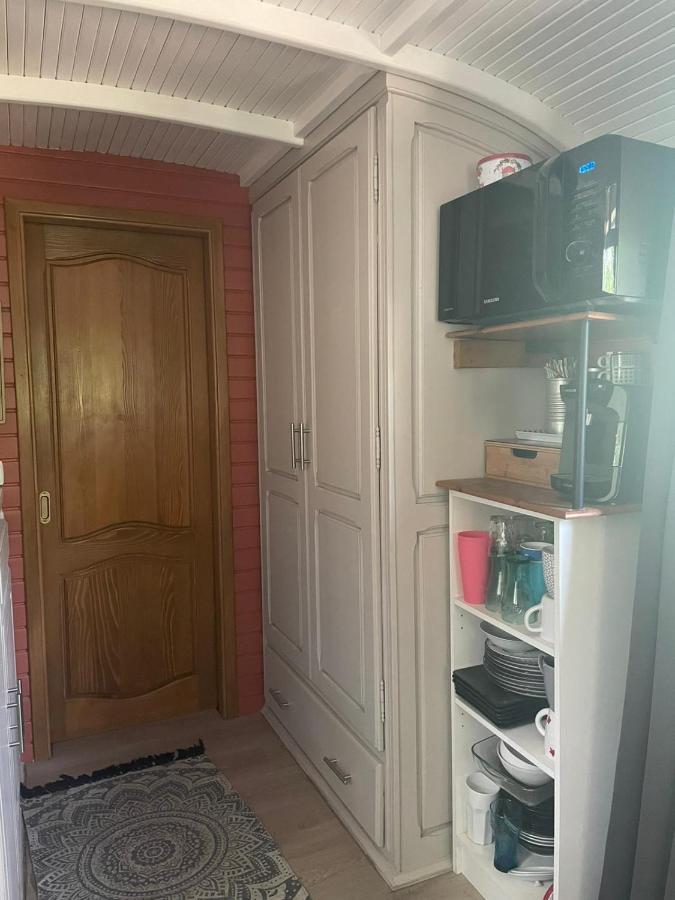 Гостьовий будинок Roulotte En Bois Sud France Le Soler Екстер'єр фото