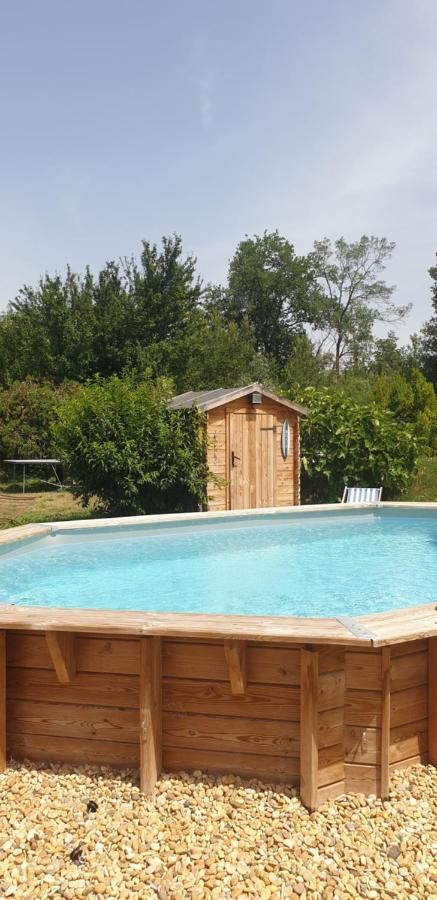 Гостьовий будинок Roulotte En Bois Sud France Le Soler Екстер'єр фото