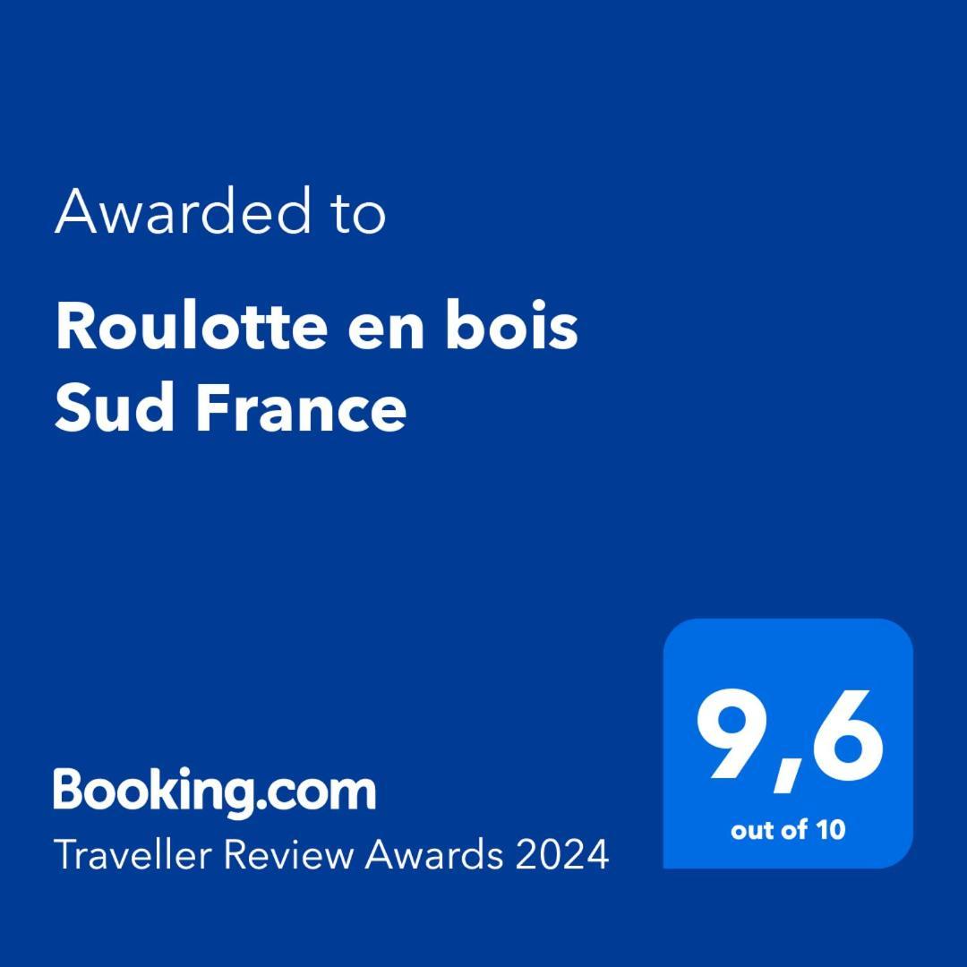 Гостьовий будинок Roulotte En Bois Sud France Le Soler Екстер'єр фото